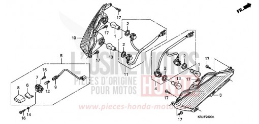 FEUX COMBINES ARRIERE (FES1253-5) (FES1503-5) FES1254 de 2004